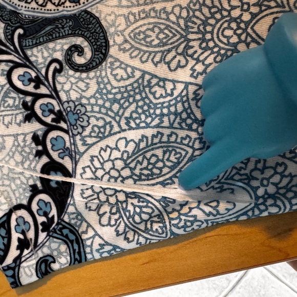 Style & co. Womens XL Shell & Cami Top Paisley Sheer Blouse & Tank - Picture 13 of 14